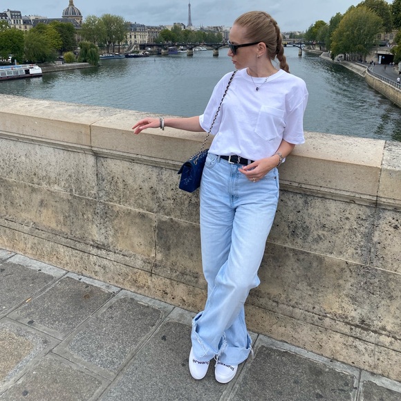 alexanderwang DROPOUT CANVAS LOGO SNEAKER WHITE 37.5 - Picture 5 of 9